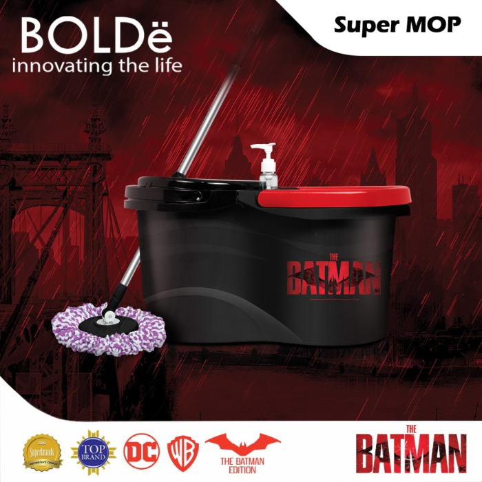 Bolde Super MOP Alat Pel Lantai Batman Edition